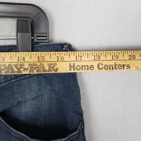 Guess Jeans Mens Size 32x30 Medium Rise Tapered Slim Jeans Halsted Fit Dark Wash - Picture 5 of 12